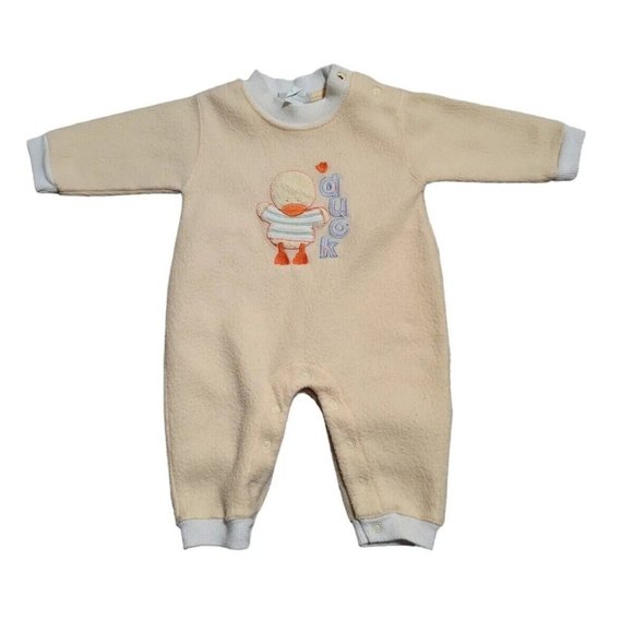 Vintage Bon Bebe Girls boys unisex Romper jumper Size 0-3 months newborn - Picture 1 of 7